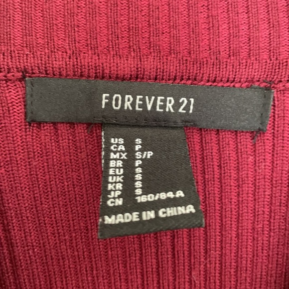 Forever 21 Ribbed Mock-Neck Dress - Picture 4 of 5